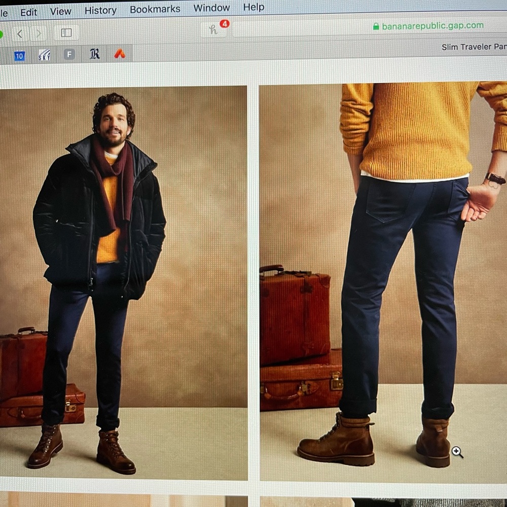 Banana Republic Slim Traveler Pant